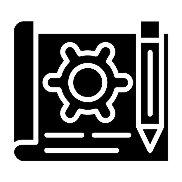 Vectorontwerp Prototype Icon Style