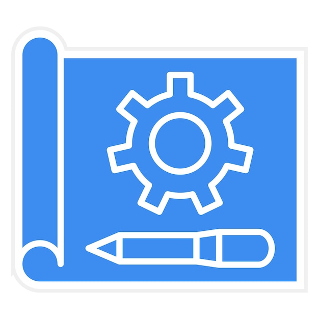 Vectorontwerp Prototyping Icon Style