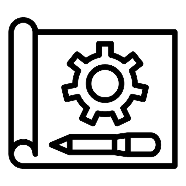 Vectorontwerp Prototyping Icon Style