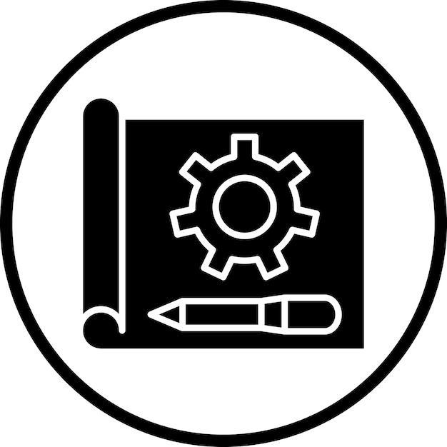 Vectorontwerp Prototyping Icon Style