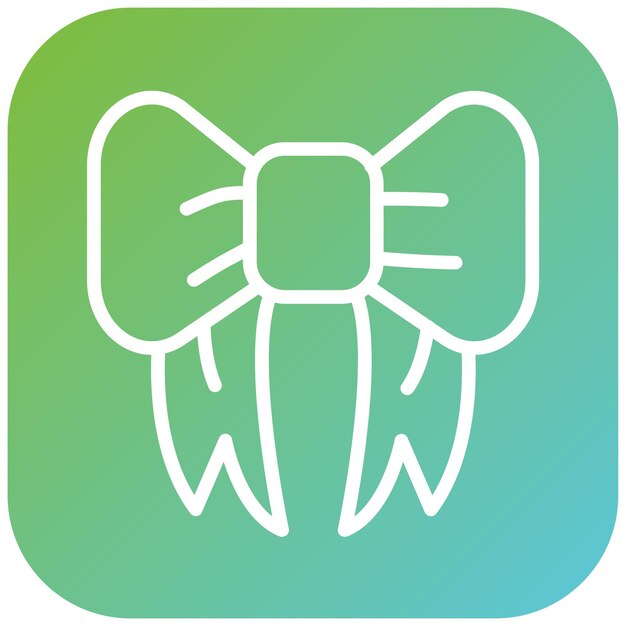 Vectorontwerp Purrfect Bows Icon Style
