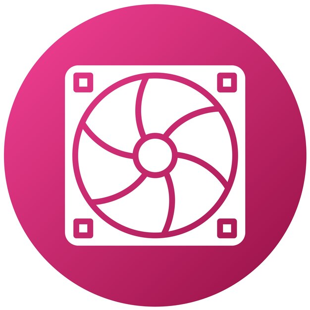 Vectorontwerp PWM Fan Icon Style