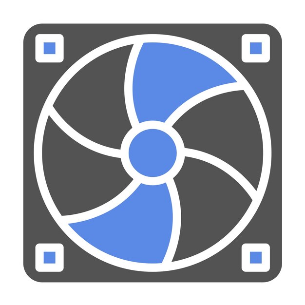 Vectorontwerp PWM Fan Icon Style