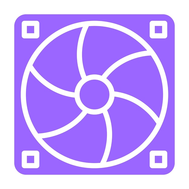 Vectorontwerp PWM Fan Icon Style