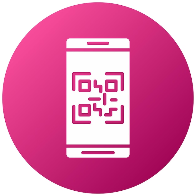 Vectorontwerp QR-code Icon Style