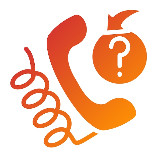 Vectorontwerp Query Response Icon Style