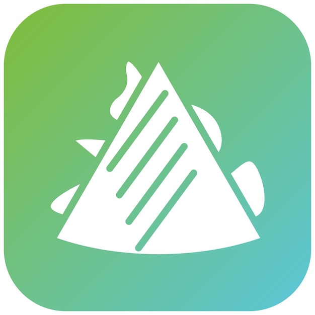 Vectorontwerp Quesadilla Icon Style