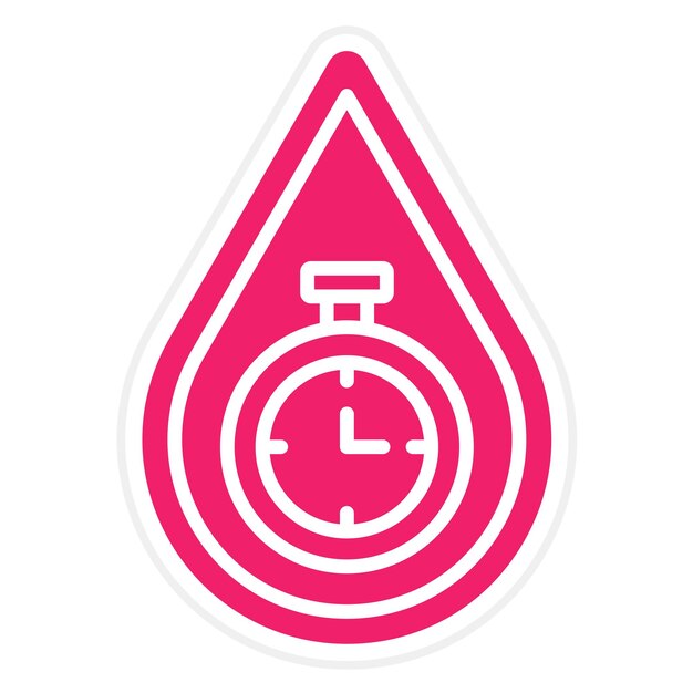 Vectorontwerp Quick Dry Icon Style