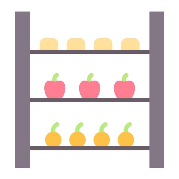 Vectorontwerp Rack Icon Style
