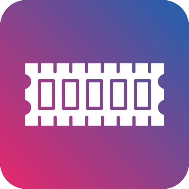 Vectorontwerp Ram Icon Style
