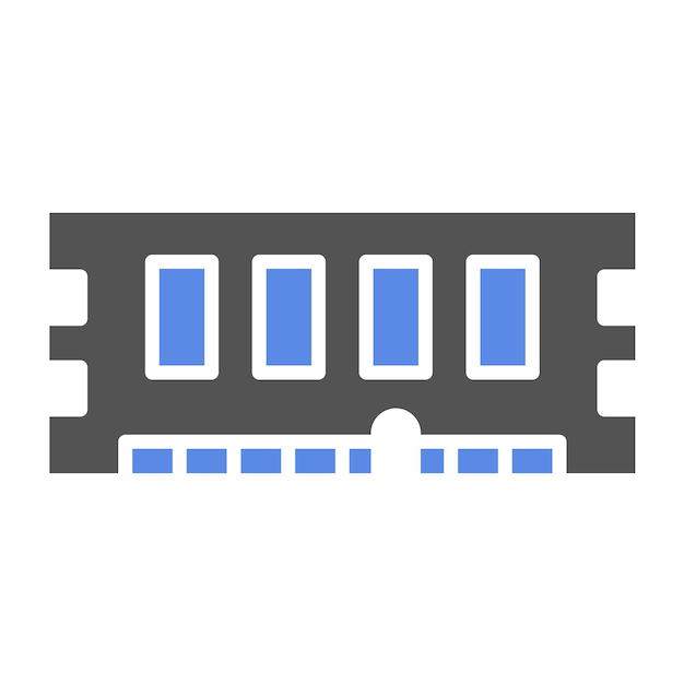 Vectorontwerp Ram Icon Style