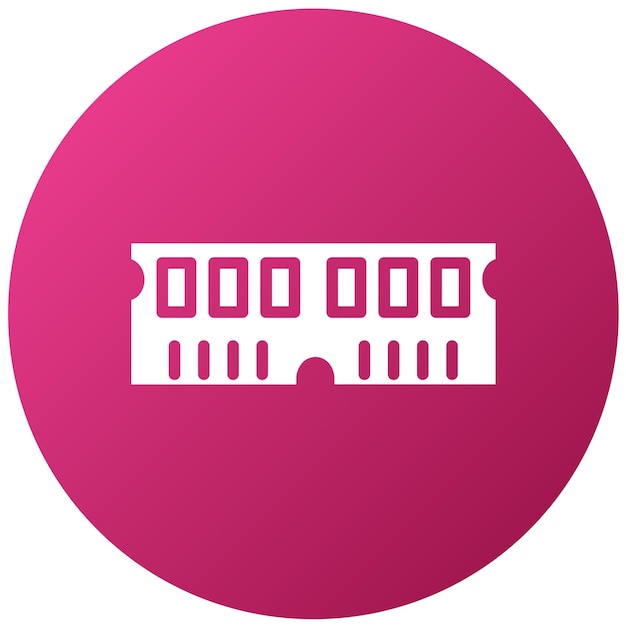 Vectorontwerp RAM Icon Style