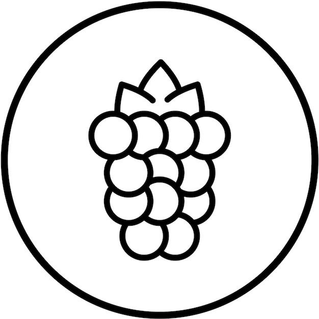 Vectorontwerp Raspberries Icon Style