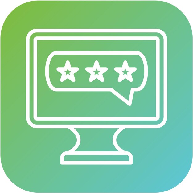 Vectorontwerp Rating Icon Style