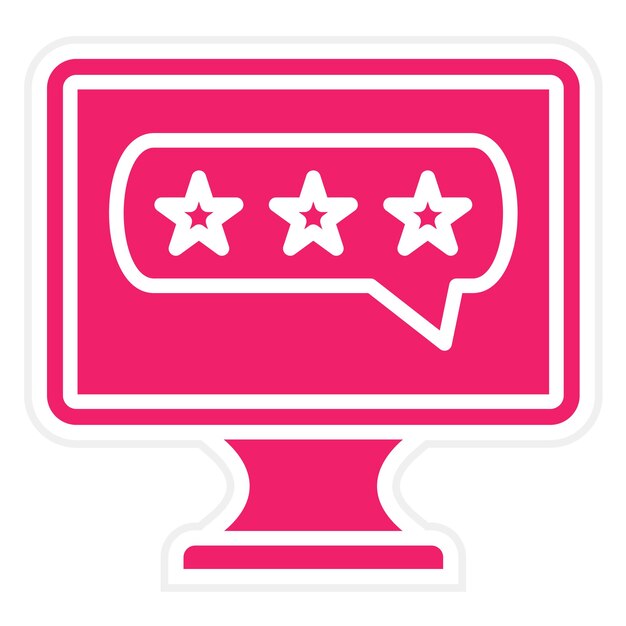 Vectorontwerp Rating Icon Style