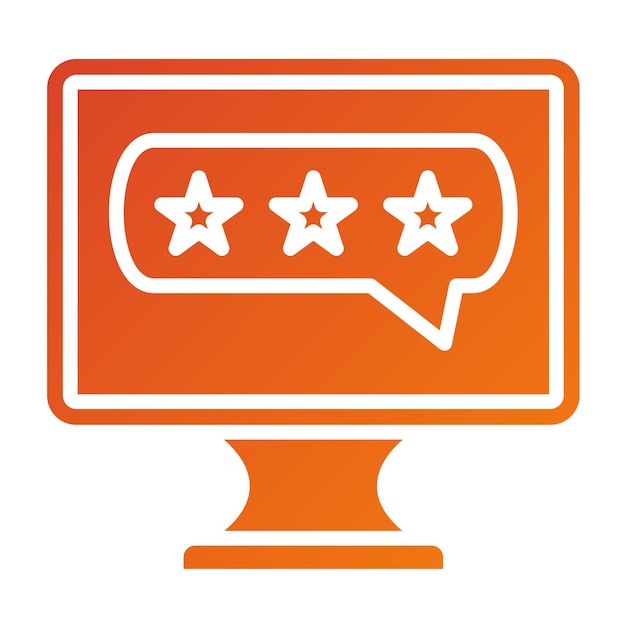 Vectorontwerp Rating Icon Style