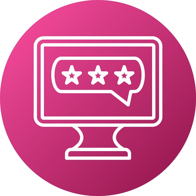 Vectorontwerp Rating Icon Style