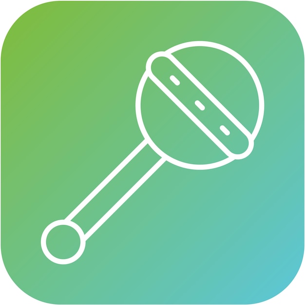 Vectorontwerp Rattle Icon Style