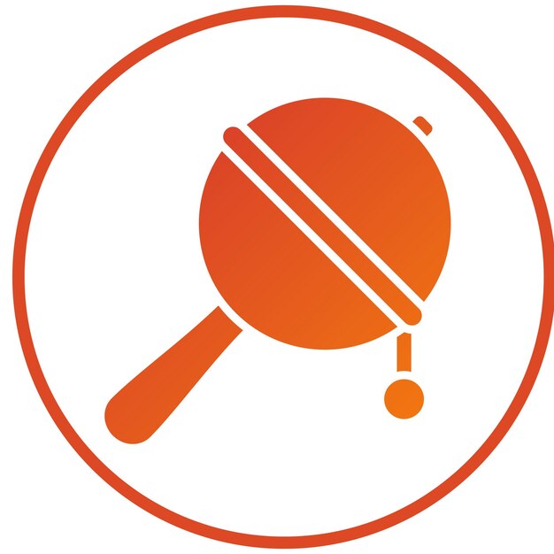 Vectorontwerp Rattle Icon Style