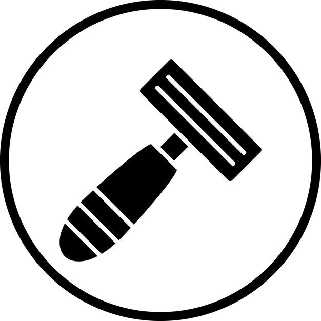 Vectorontwerp razor icon style