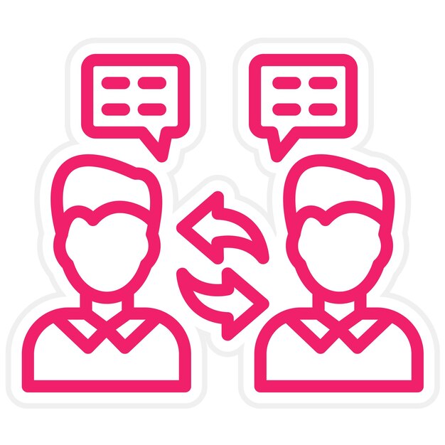 Vectorontwerp Reactie Icon Stijl