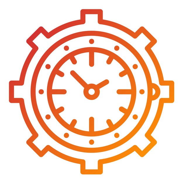 Vectorontwerp Reactietijd Icon Stijl
