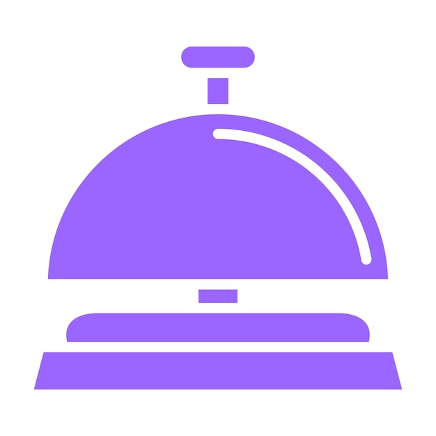 Vectorontwerp Reception Bell Icon Style
