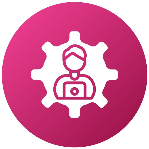 Vectorontwerp Remote Project Icon Style