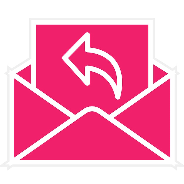 Vectorontwerp Reply Icon Style