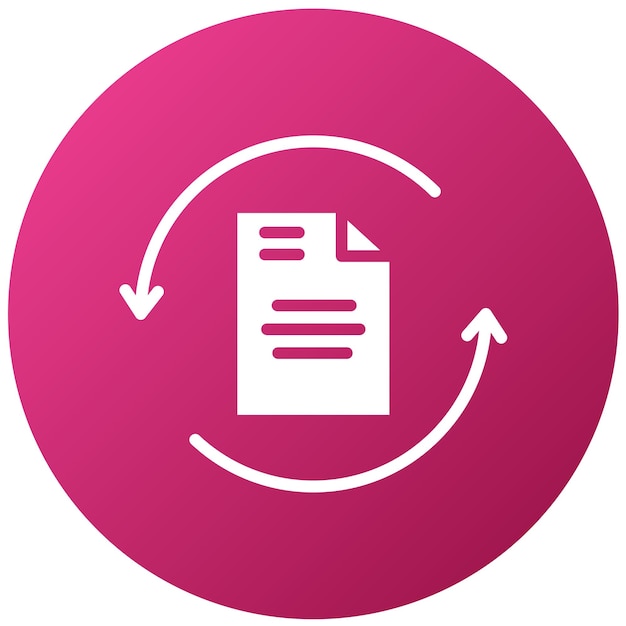 Vectorontwerp Rescan Document Icon Style