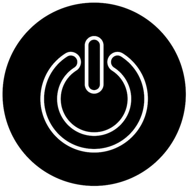 Vectorontwerp Reset Knop Icon Stijl