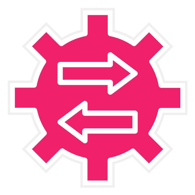 Vectorontwerp Resolutie Hulp Icon Stijl