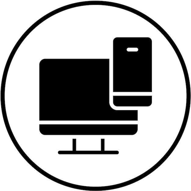 Vectorontwerp Responsief ontwerp Icon stijl