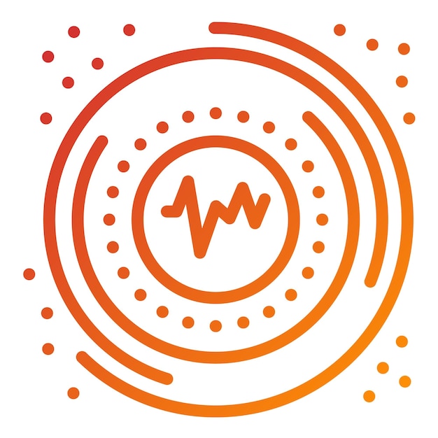 Vectorontwerp Revel Rhythm Icon Style