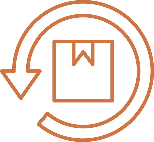 Vectorontwerp Reverse Logistics Icon Style