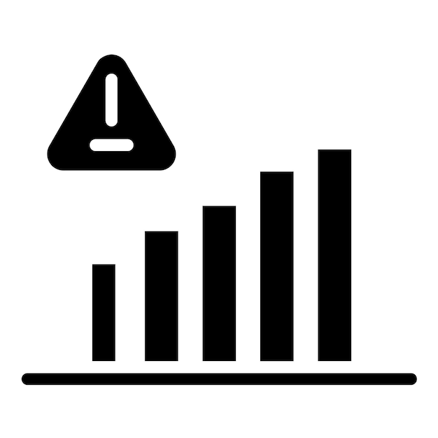 Vector vectorontwerp risk sentinel icon style