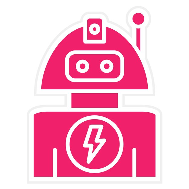 Vectorontwerp Robot Icon Style
