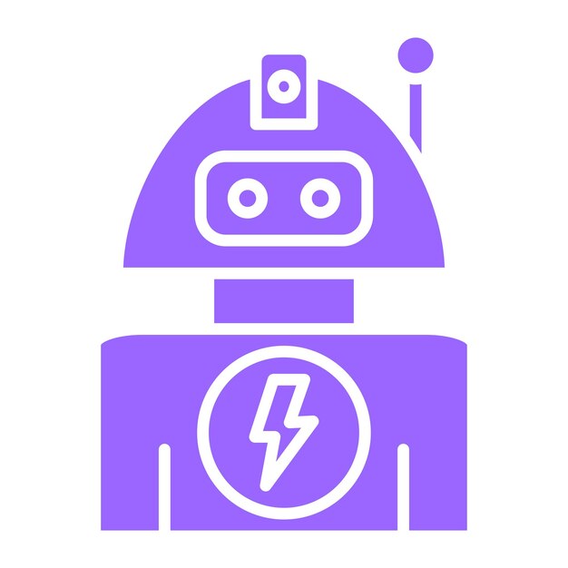 Vectorontwerp Robot Icon Style