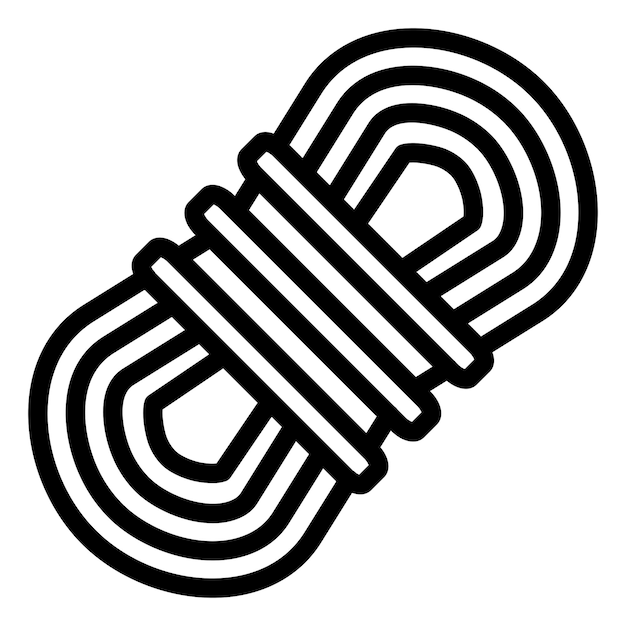 Vectorontwerp Rope Icon Style