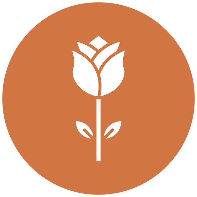 Vectorontwerp Rose Icon Style