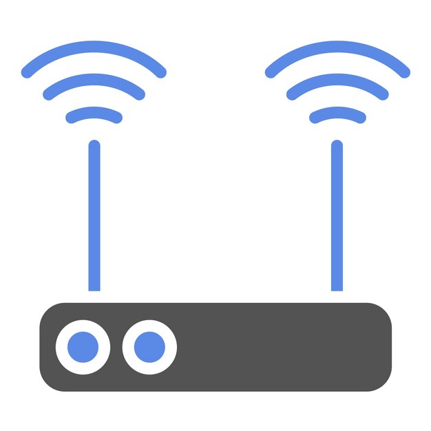 Vectorontwerp Router Icon Style