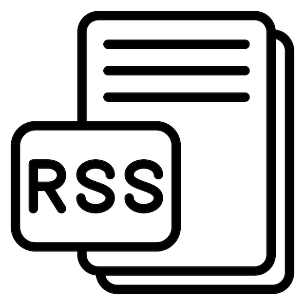 Vectorontwerp RSS Icon Stijl