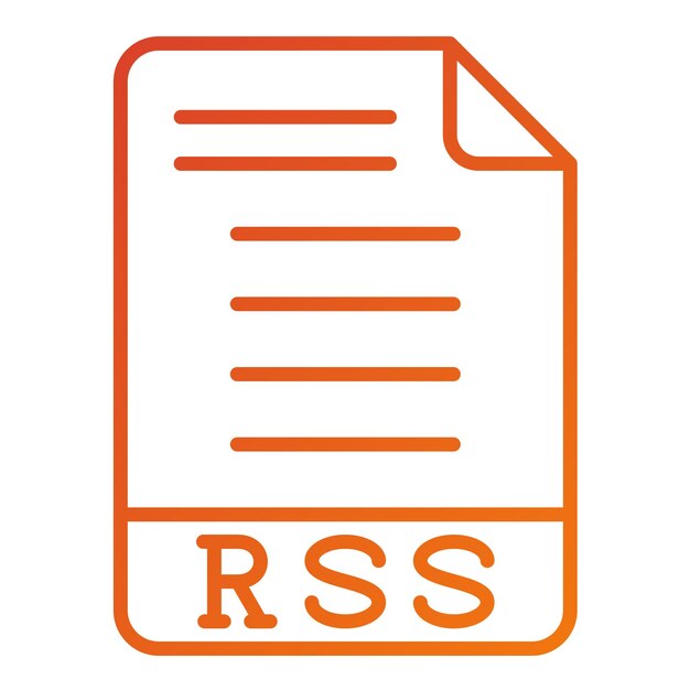 Vectorontwerp RSS Icon Stijl