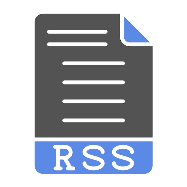 Vectorontwerp RSS Icon Stijl