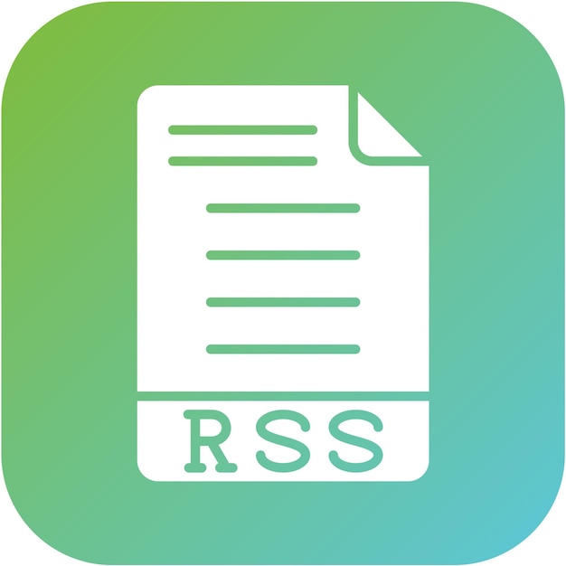 Vectorontwerp RSS Icon Stijl
