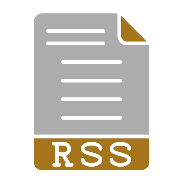 Vectorontwerp RSS Icon Stijl