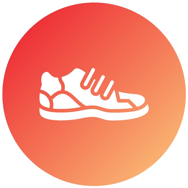Vectorontwerp Running Shoe Icon Style