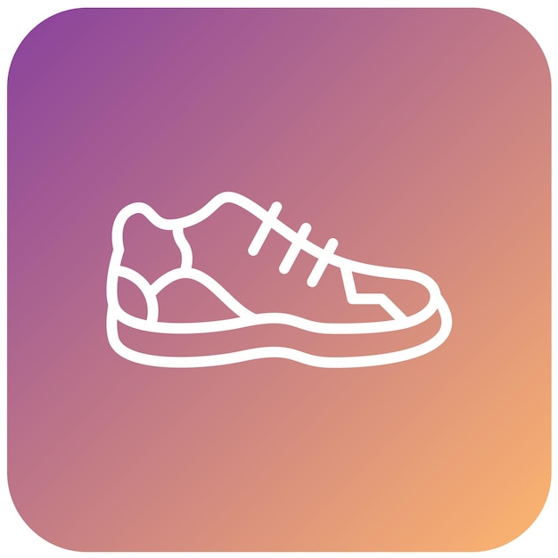 Vectorontwerp Running Shoe Icon Style