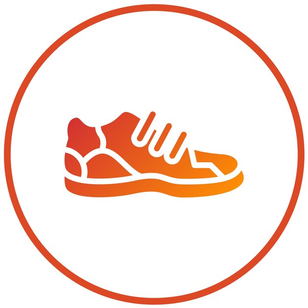 Vectorontwerp Running Shoe Icon Style