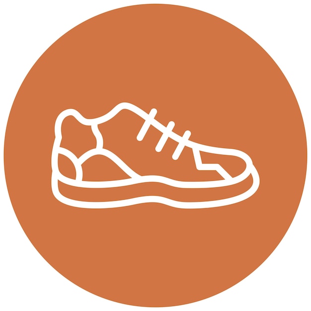 Vectorontwerp Running Shoe Icon Style